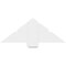 Ekena Millwork Kennewick Architectural Grade PVC Gable Bracket, 36"W x 13 1/2"H x 2"D x 6"F, 9/12 Pitch GBP036X14X0206KEN00 - alternate 5